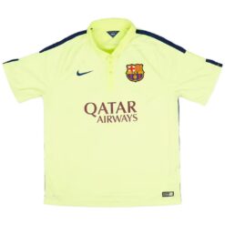 Alternative view of Messi #10 Retro Barcelona Third Jersey 2014/15