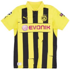 Alternative view of M.G?TZE #10 Retro Borussia Dortmund UCL Home Jersey 2012/13