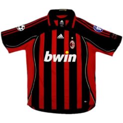 Alternative view of INZAGHI #9 Retro AC Milan UCL Home Jersey 2006/07