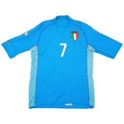 Alternative view of DEL PIERO #7 Retro Italy Home Jersey World Cup 2002