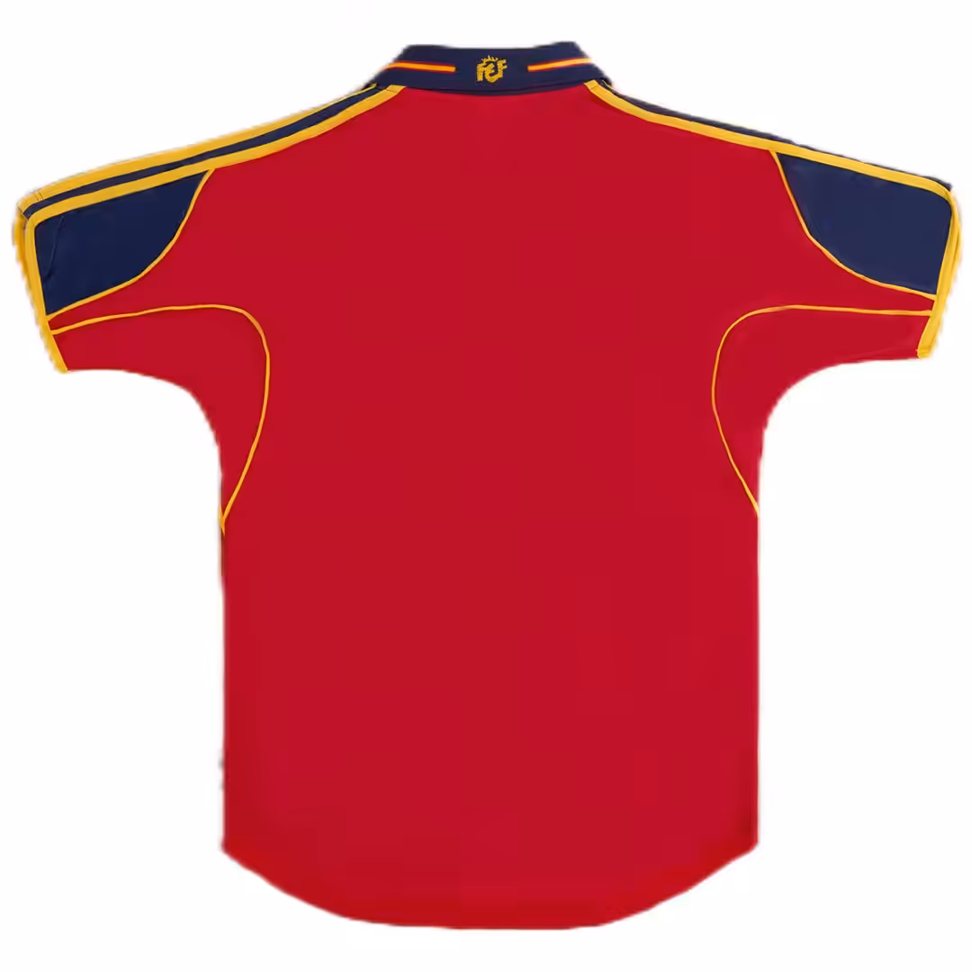 Retro Spain Home Jersey Euro Cup 2000 - Image 2