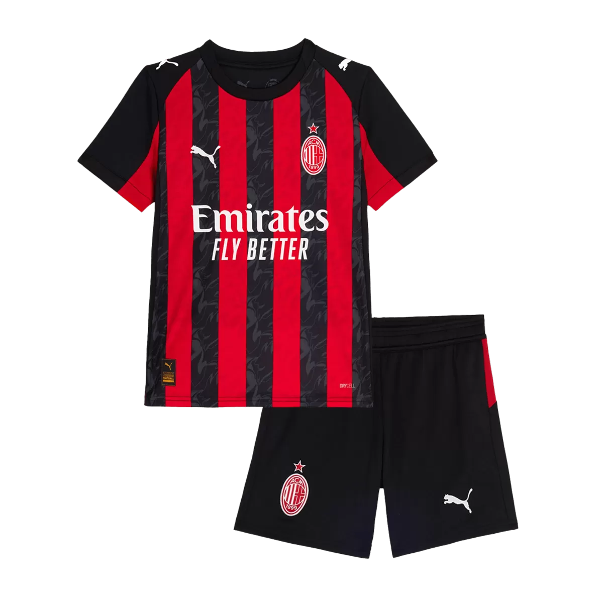 Kids AC Milan Home Jersey Kit 2025/26 - Image 3