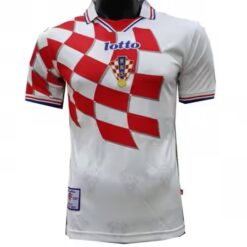 Alternative view of Retro Croatia Home Jersey World Cup 1998
