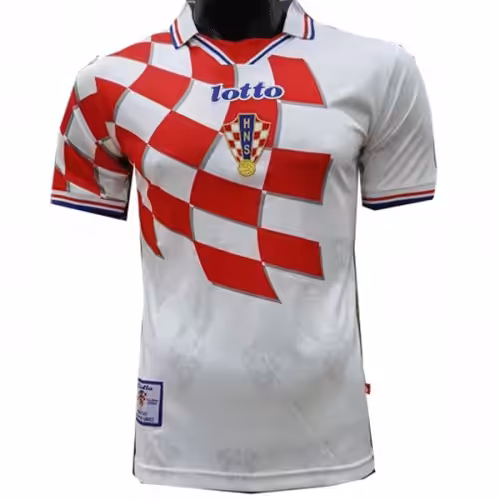 Retro Croatia Home Jersey World Cup 1998 - Image 2
