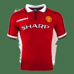 Alternative view of Retro Manchester United Home Jersey 1999/00