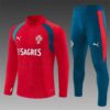 Portugal Training Tracksuit Kit(Jacket+Pants) Red 2026