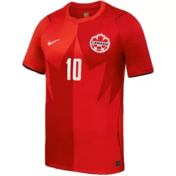 Alternative view of J. DAVID #10 Canada Home Jersey World Cup 2026