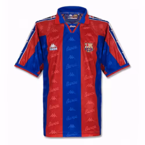 Ronaldo #9 Retro Barcelona Home Jersey 1996/97 - Image 3