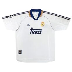 Alternative view of McMANAMAN #8 Retro Real Madrid Home Jersey 1998/00