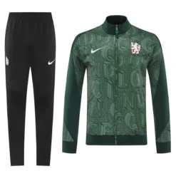 Chelsea Training Tracksuit Kit(Jacket+Pants) Green 2025/26