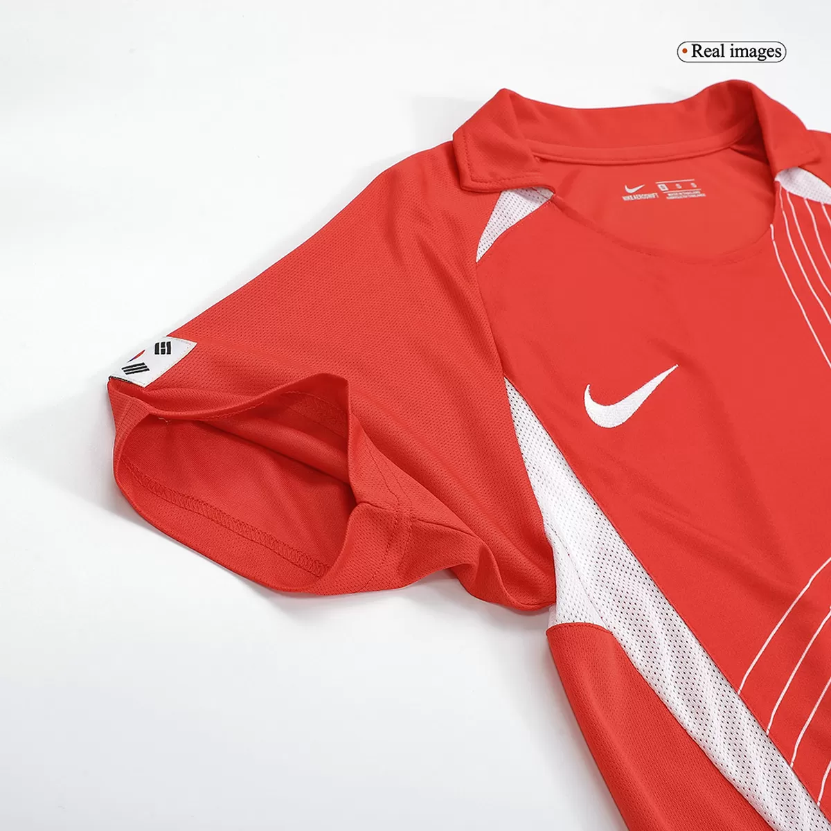 D H KIM #8 Retro South Korea Home Jersey 2002 - Image 3
