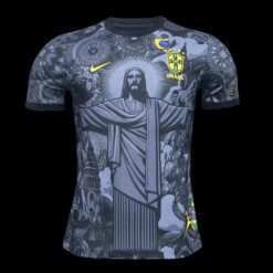 Alternative view of Brazil Christ the Redeemer Match Jersey 2024