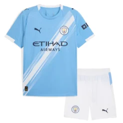 Alternative view of Manchester City Home Jersey Full Kit 2025/26