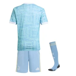 Alternative view of Kids Juventus Away Jersey Full Kit 2025/26