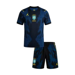 Kids Brazil Away Jersey Kit World Cup 2026