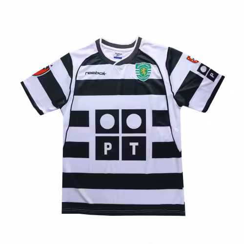Retro Sporting Lisbon Home Jersey 2002/03 - Image 9