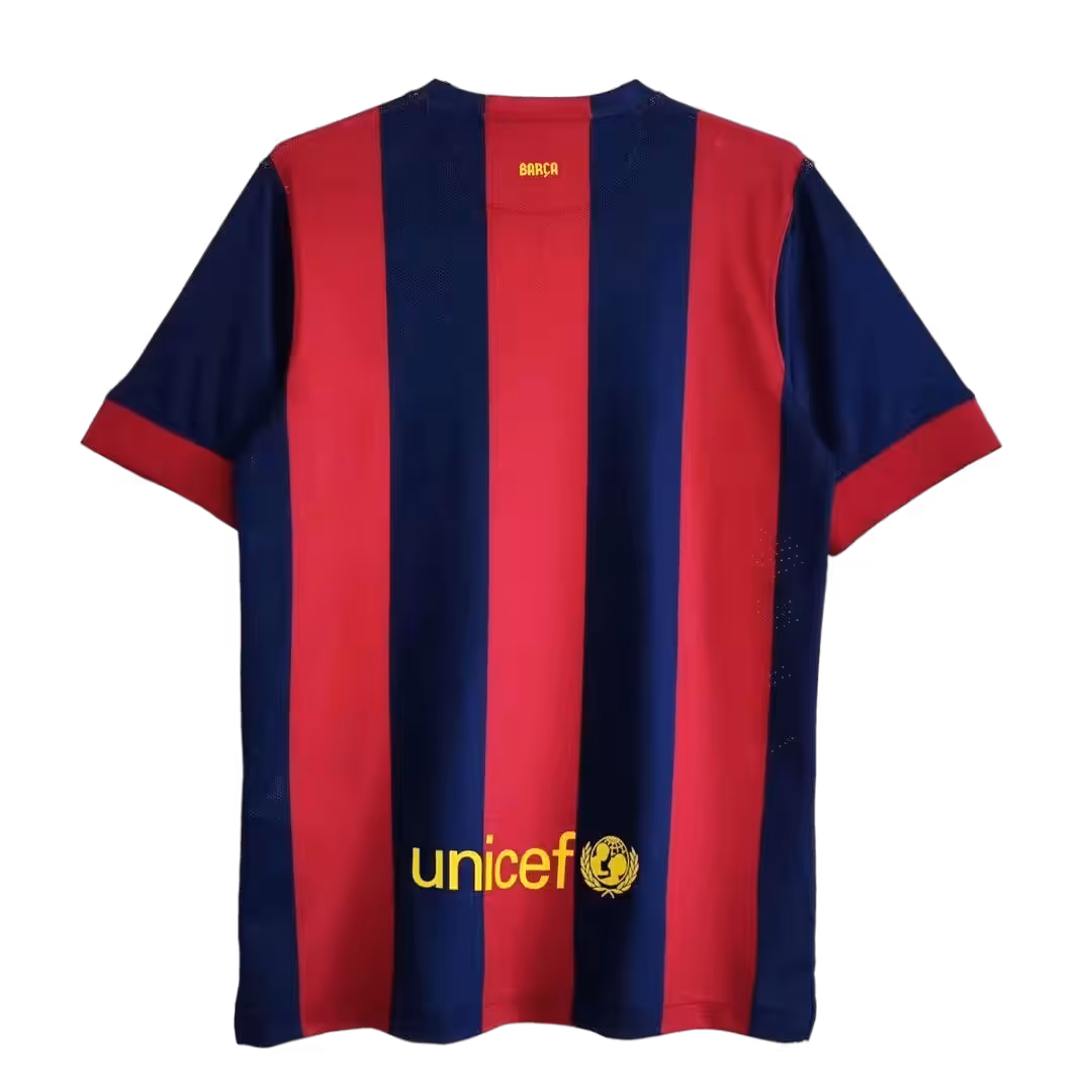 Neymar Jr #11 Retro Barcelona Home Jersey 2014/15 - Image 4