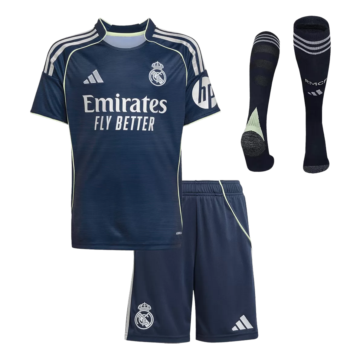 Kids Real Madrid Away Jersey Full Kit 2025/26 - Image 2