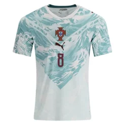 Alternative view of B.FERNANDES #8 Portugal Away Jersey World Cup 2026