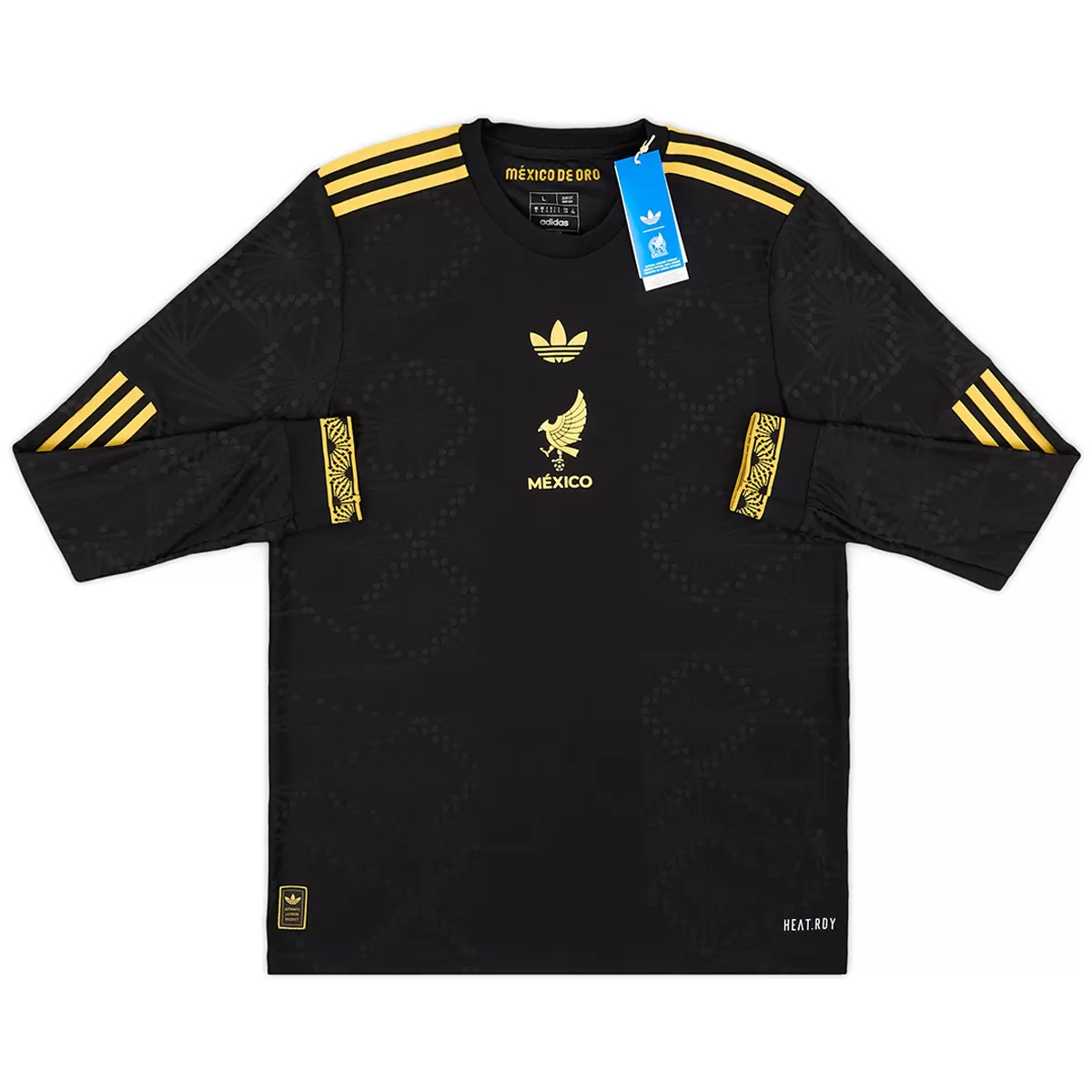 Mexico Third Long Sleeve Jersey Kit Gold Cup Player Version 2025 - Image 4