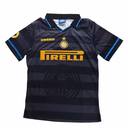 Retro Inter Milan Third Jersey Europa League 1997/98 - Image 3