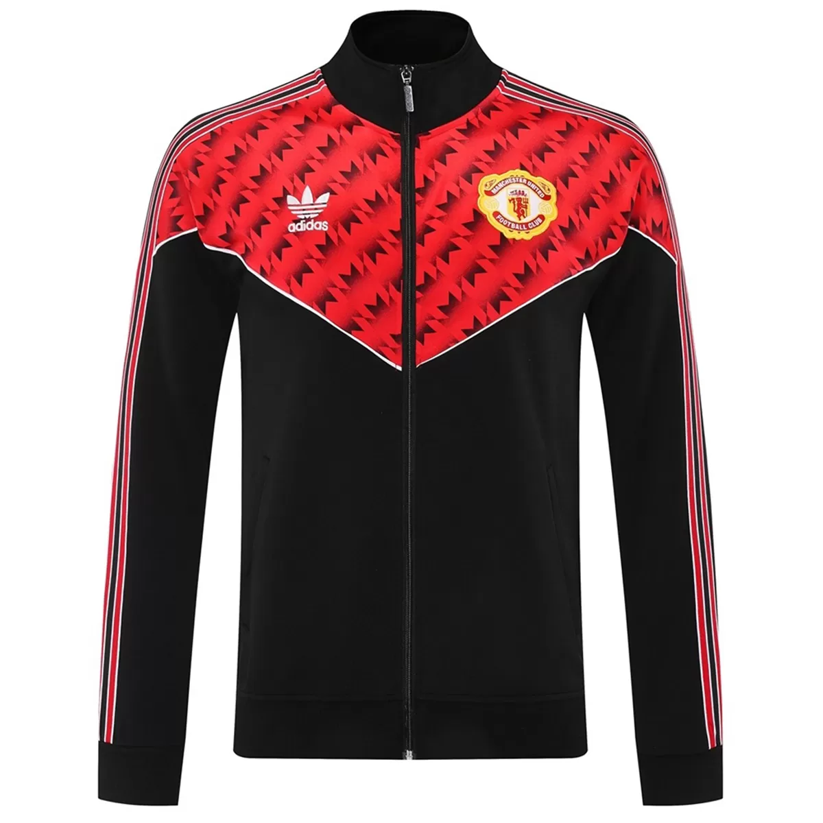 Manchester United Training Tracksuit Kit Red&Black 2025/26 - Image 3