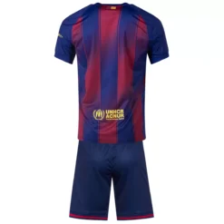Alternative view of Kids Barcelona Home Jersey Kit 2025/26