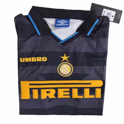 Ronaldo #10 Retro Inter Milan UEFA Cup Away Jersey 1997/98 - Image 3