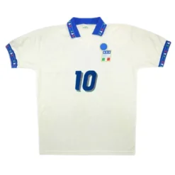 Alternative view of R.Baggio #10 Retro Italy Away Jersey World Cup 1994