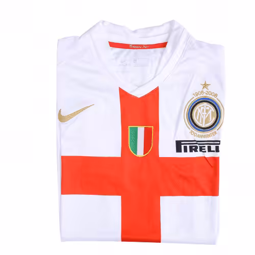 Retro Inter Milan 100th Anniversary Away Jersey 2007/08 - Image 3