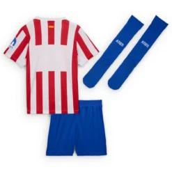 Alternative view of Kids Atletico Madrid Home Jersey Full Kit 2025/26