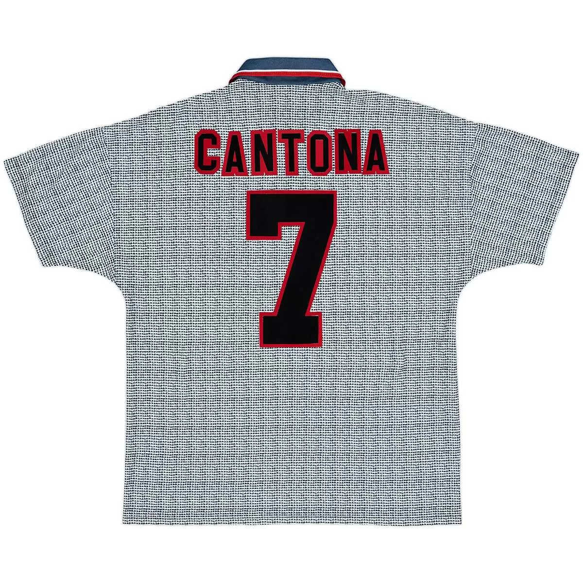 CANTONA #7 Retro Manchester United Away Jersey 1995/96