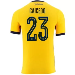 Caicedo #23 Ecuador Home Jersey World Cup 2026