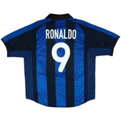 Ronaldo #9 Retro Inter Milan Home Jersey 2001/02