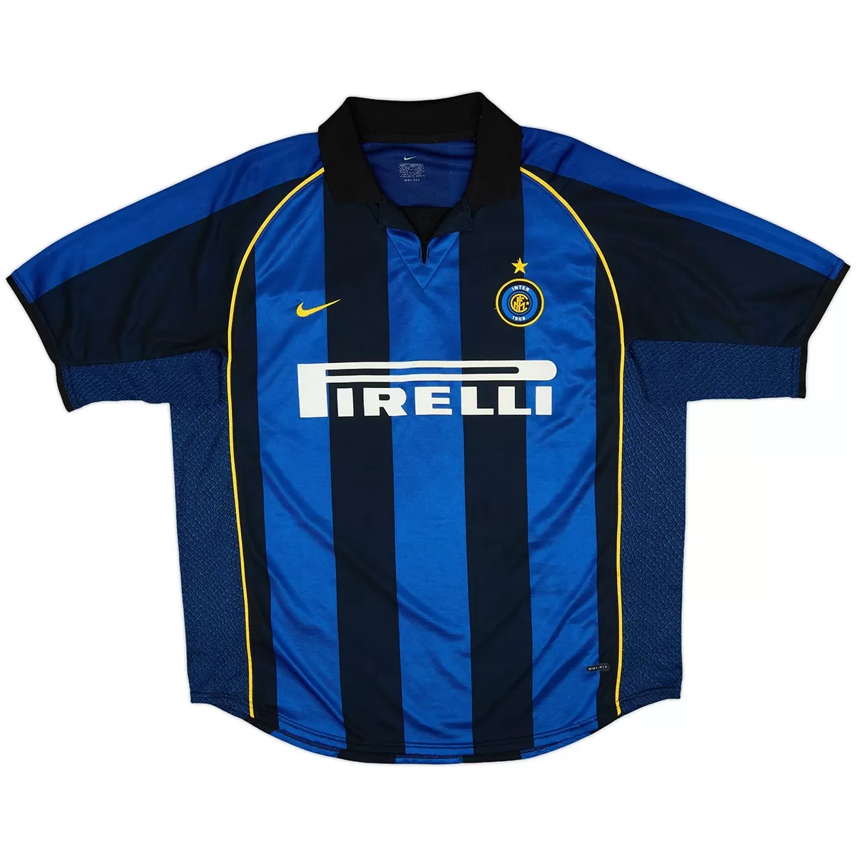 Ronaldo #9 Retro Inter Milan Home Jersey 2001/02 - Image 3