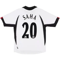 Saha #20 Retro Fulham Home Jersey 2001/02