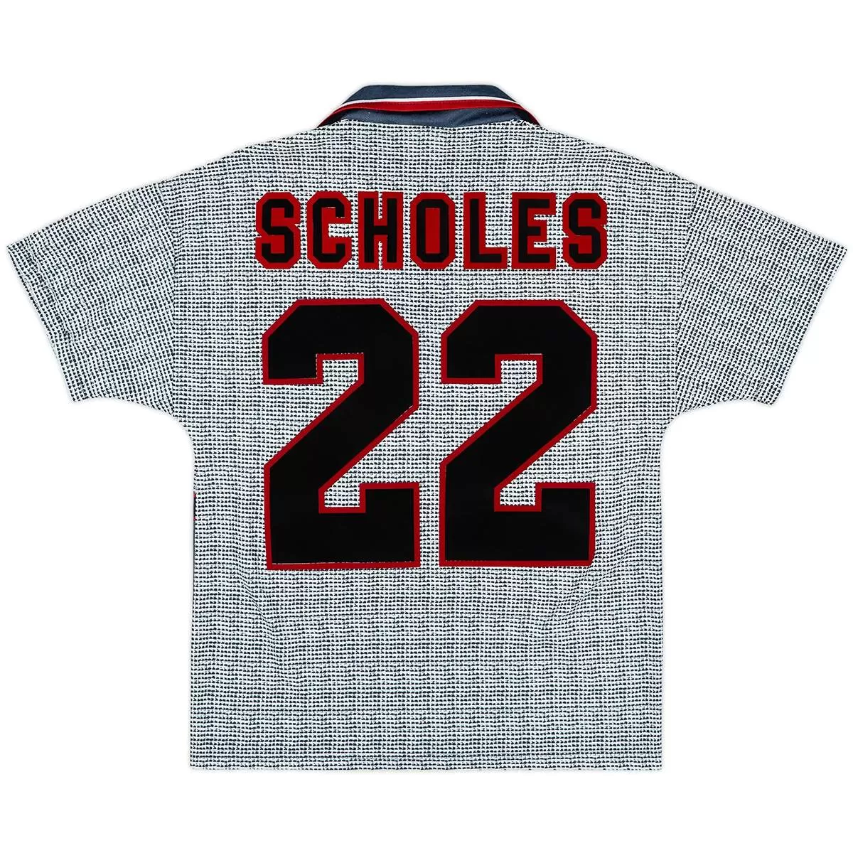 Scholes #22 Retro Manchester United Away Jersey 1995/96