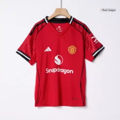 Alternative view of Kids Manchester United Home Jersey Full Kit 2025/26