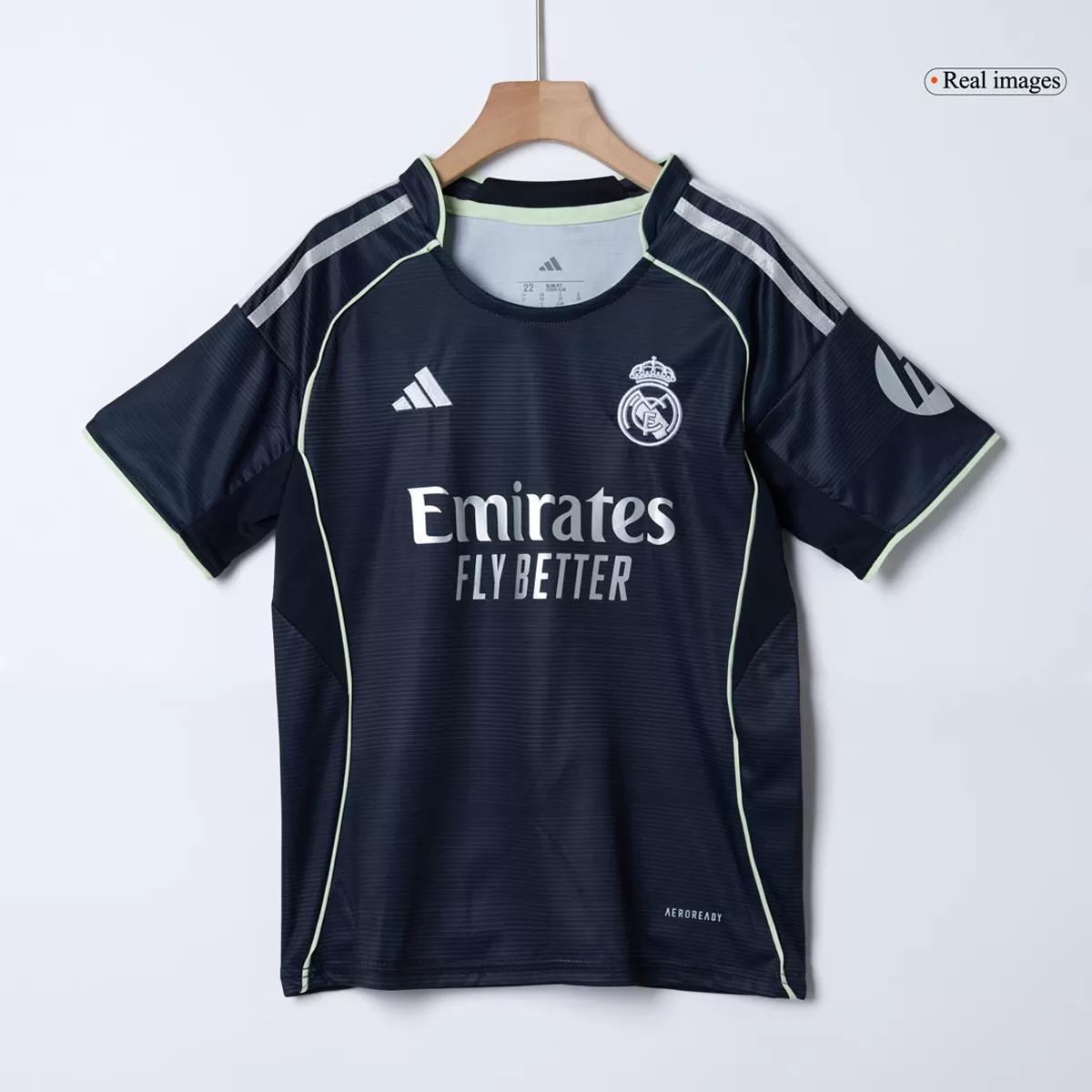 Kids Real Madrid Away Jersey Full Kit 2025/26 - Image 4