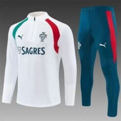 Portugal Training Tracksuit Kit(Jacket+Pants) White 2026