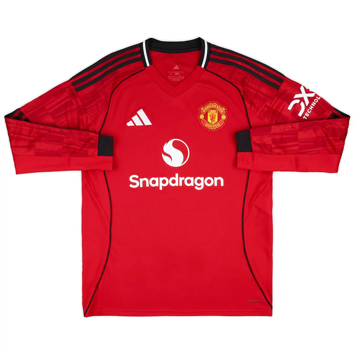 Manchester United Home Long Sleeve Jersey 2025/26 - Image 3