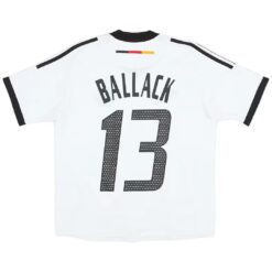 BALLACK #13 Retro Germany Home Jersey World Cup 2002