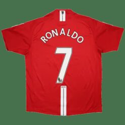 RONALDO #7 Retro Manchester United Home Jersey 2007/08
