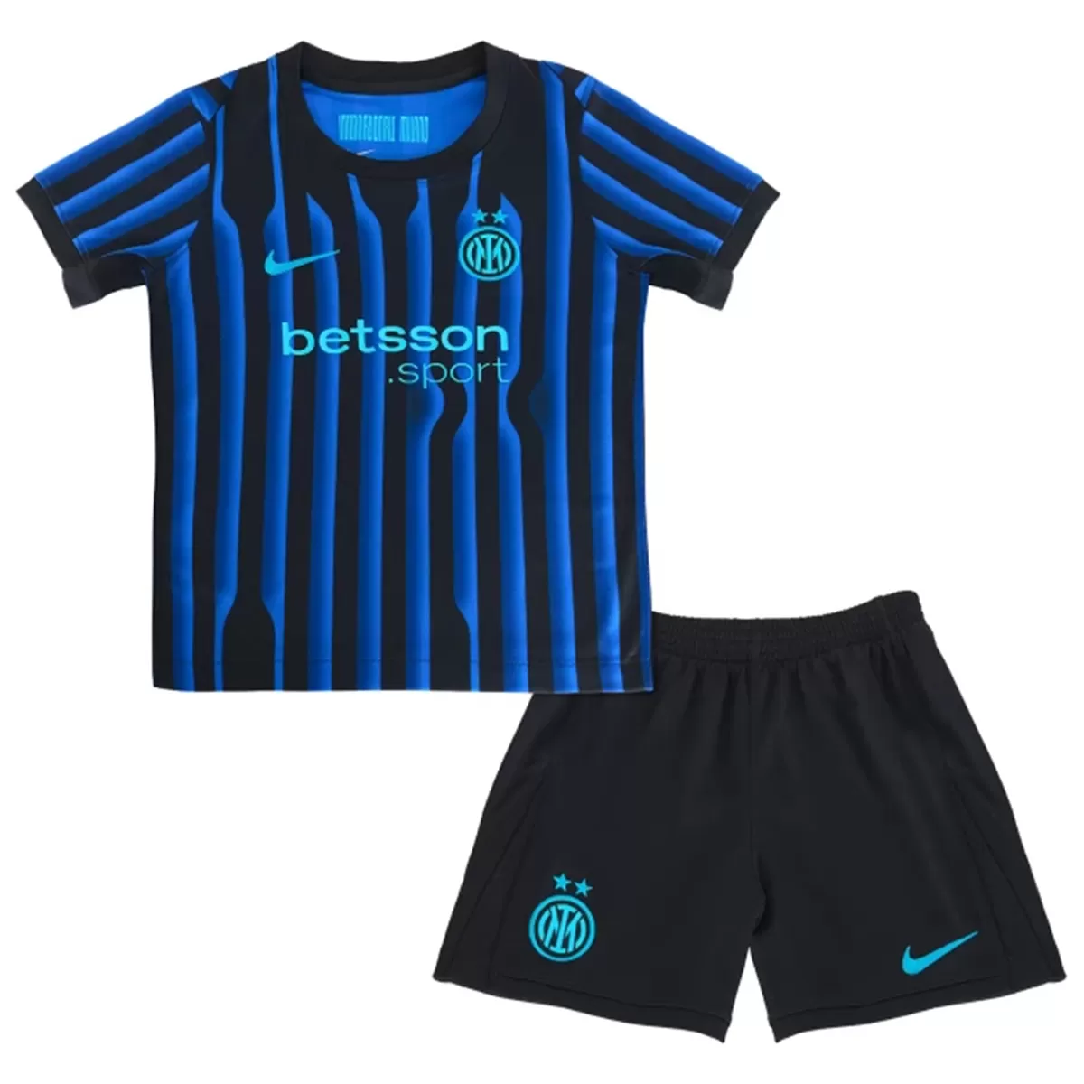 Kids Inter Milan Home Jersey Kit 2025/26 - Image 3