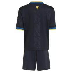 Alternative view of Kids Manchester United Third Jersey Kit 2025/26