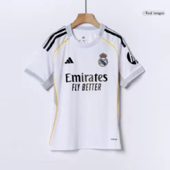 Alternative view of Kids Real Madrid Home Jersey Full Kit 2025/26