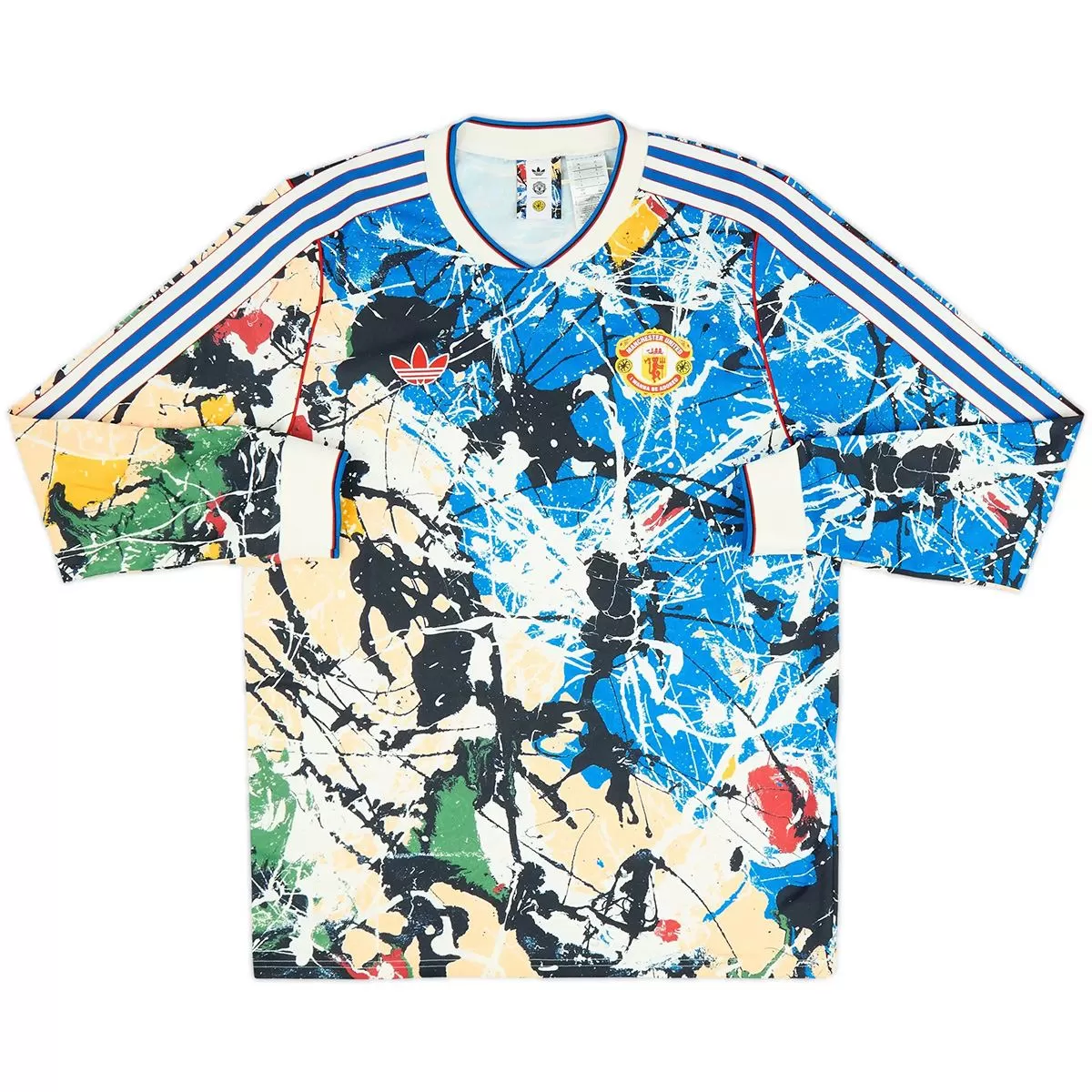 Manchester United Stone Roses Long Sleeve Jersey 2025/26 - Image 3