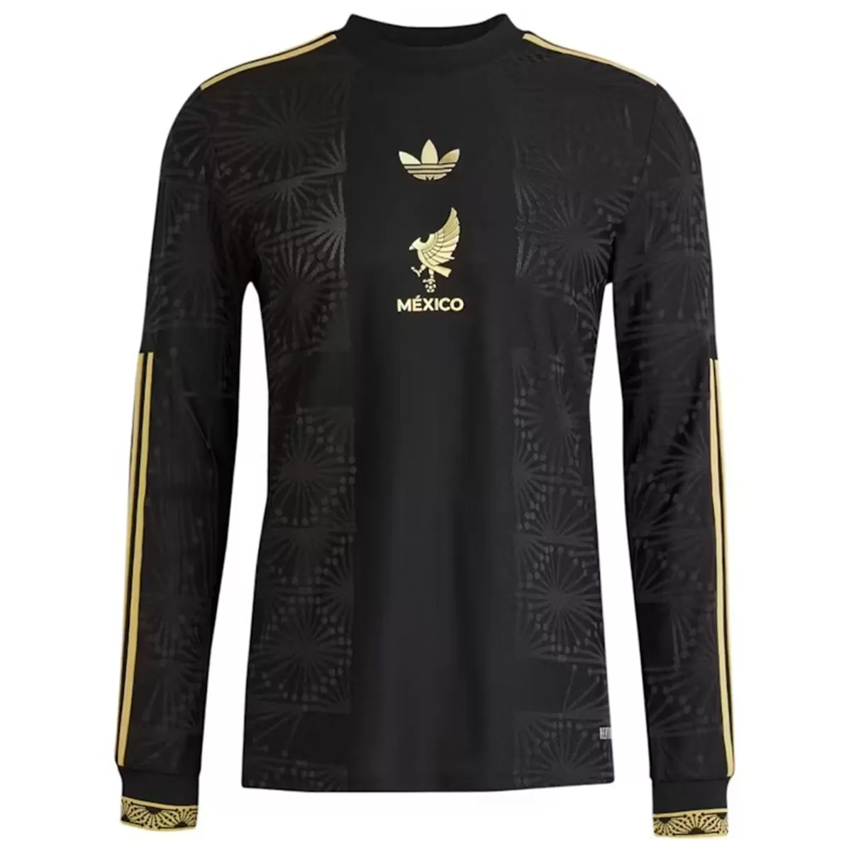 Mexico Third Long Sleeve Jersey Kit Gold Cup Player Version 2025 - Image 2