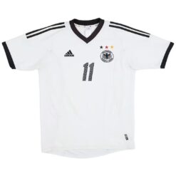Alternative view of KLOSE #11 Retro Germany Home Jersey World Cup 2002