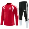 Spain 1/4 Zipper Sweat Kit(Top+Pants) Red 2026 | KK Jersey